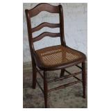 Canned seat chair