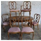 Table with 6 chairs
