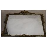 Gold framed mirror