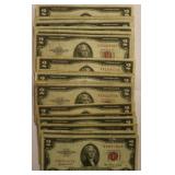 $2 Red Seal Bills