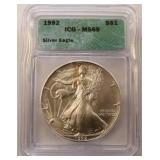 1992 ASE ICG MS69 Slab