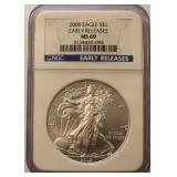 2008 NGC MS69 ASE SLAB