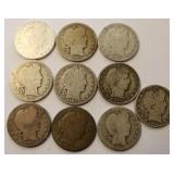 BARBER HALF DOLLARS