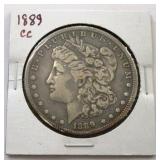 1889 CC Silver Dollar