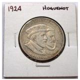 1924 Huguenot Comm Half Dollar