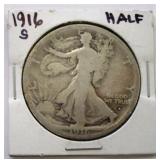1916 Walking Half Dollar