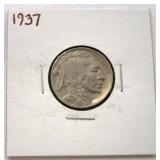 1937P Buffalo Nickel