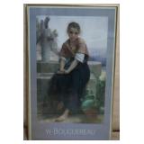 W-Bouguereau Print in frame