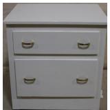 2 drawer painted chest
