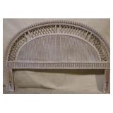 Queen Size Wicker Headboard
