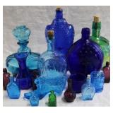 Lot of assorted colored glass