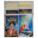 Box lot of Disney VHS Tapes