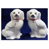 Set of 2 dog figures