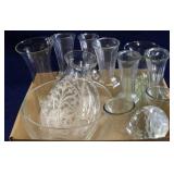 Box lot of Glasware