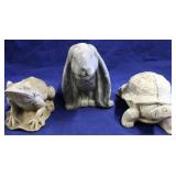 set of 3 yard animal decorations