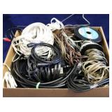 Lot of assorted electrical wires, etc
