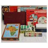 Box lot of assorted board games