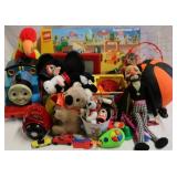 Box lot of assorted toys