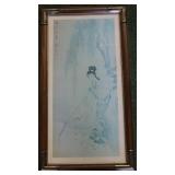 Oriental Print in frame