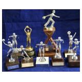 Lot of assorted sports trophies
