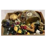 box lot of household items