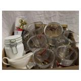 Box lot of household items