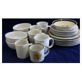 Box lot of assorted dishes