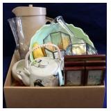 Box lot of assorted household items