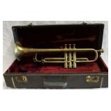 Brass Trumpet with case