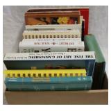 Box lot of cookbooks