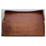 Wood serving tray