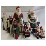 Group of assorted christmas figures