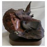 Native American Art Sculpture-signed