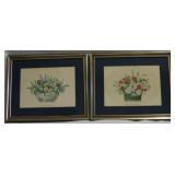 Pair of Floral prints