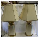 Pair of White Lamps