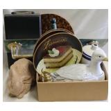 Box lot of assorted household items