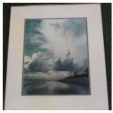 Signed framed cloud art