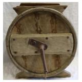 Vintage wooden churn