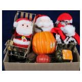Box lot of assorted holiday items