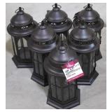 6 Metal Lanterns