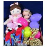 Box lot of assorted toys