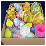 Box lot of Easter Toys