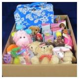 Box lot of assorted toys