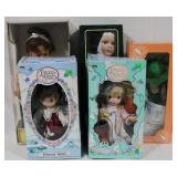 Group of 5 Dolls in boxes