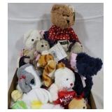 Box lot of stuffed animals