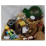 Box lot of assorted toys