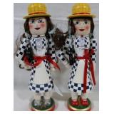 2 Wizard of Oz Dorothy Nutcrackers