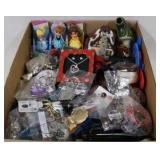 Box lot of assorted Costume Jewelry, etc