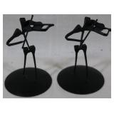 2 Metal Musician Figures