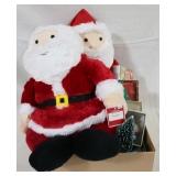 Box lot of Christmas items